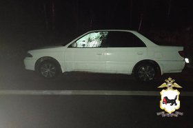 Toyota Carina после ДТП в Ангарске 19 августа. Фото управления МВД России по Ангарскому городскому округу