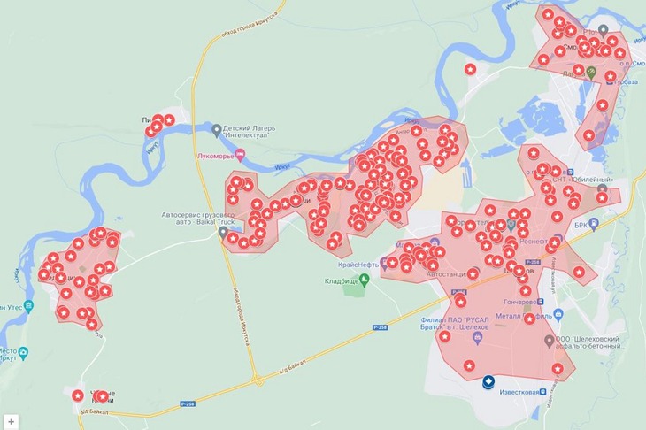 Шелеховский район. Изображение ИЭС