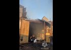 Пожар в Братске. Скриншот видео ГУ МЧС России по Иркутской области