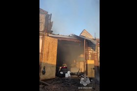 Пожар в Братске. Скриншот видео ГУ МЧС России по Иркутской области