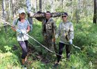 Уборка на Байкальском тракте. Фото пресс-службы правительства Иркутской области
