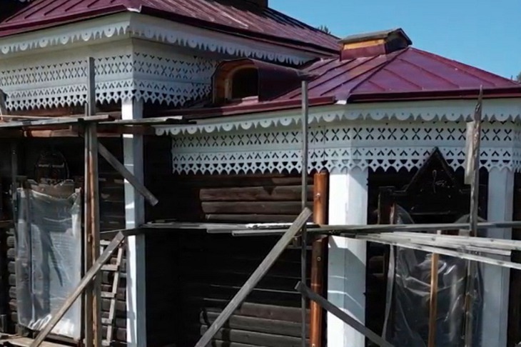 Реставрация храма. Фото пресс-службы правительства региона