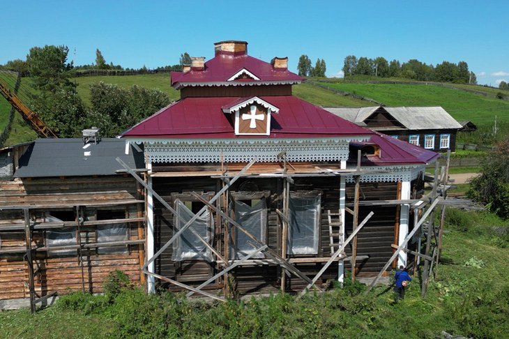 Реставрация храма. Фото пресс-службы правительства региона