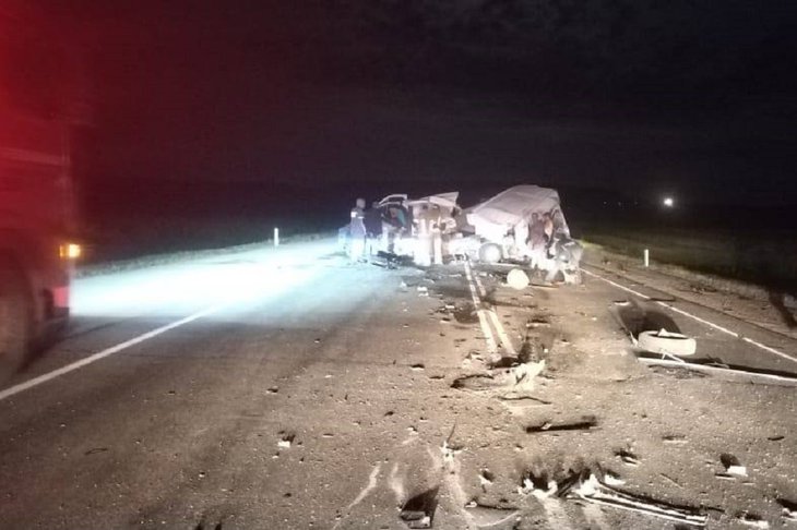 ДТП в Черемховском районе. Фото пресс-службы ГУ МВД России по Иркутской области