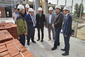 Строительство Дома спорта в Усть-Ордынском. Фото со страницы Кузьмы Алдарова «ВКонтакте»