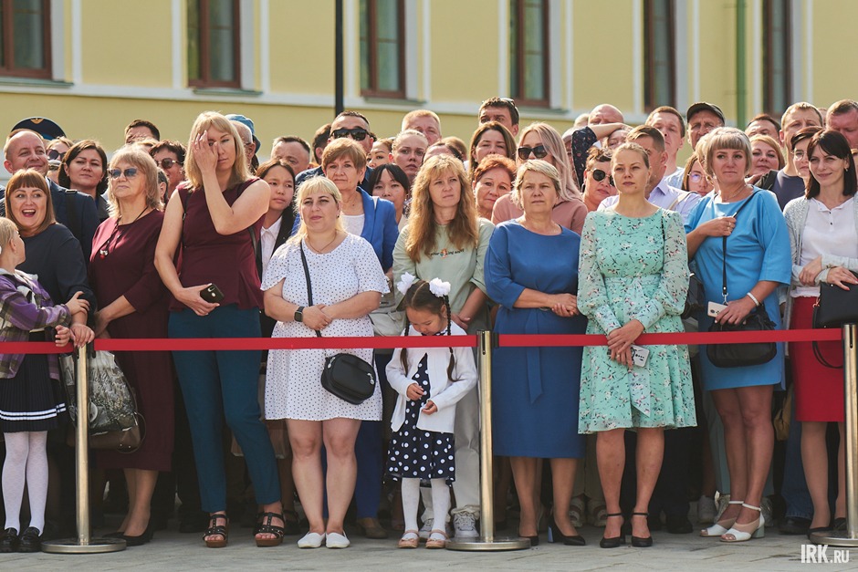 На мероприятие были приглашены родители суворовцев.