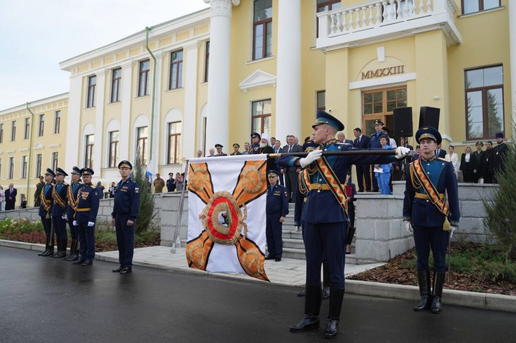 Открытие Суворовского училища. Фото пресс-службы правительства Иркутской области