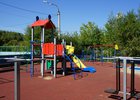 Новая детская площадка в Университетском. Фото пресс-службы думы Иркутска