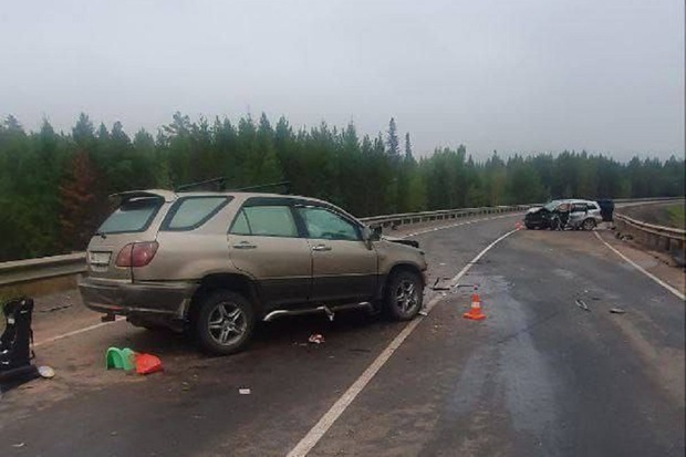 Последствия ДТП в Нижнеилимском районе. Фото пресс-службы ГУ МВД России по Иркутской области