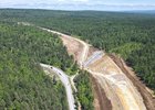 Строительство участка дороги. Фото Упрдор «Прибайкалье»