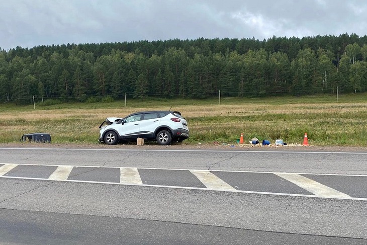 Авария. Фото пресс-службы ГУ МВД России по Иркутской области