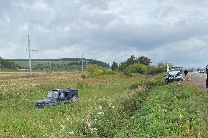 Авария. Фото пресс-службы ГУ МВД России по Иркутской области