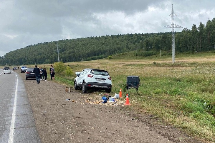 Авария. Фото пресс-службы ГУ МВД России по Иркутской области