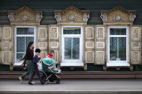 Семья. Фото пресс-службы правительства Иркутской области