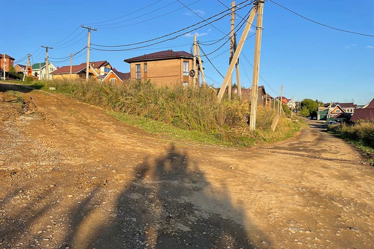 Дорога в микрорайоне Ново-Иркутский. Фото Алексея Шестакова