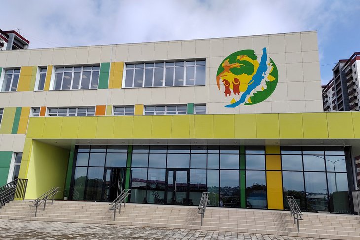 Новы корпус школы №57. Фото пресс-службы правительства Иркутской области