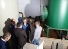 Игорь Кобзев на станции. Фото пресс-службы правительства Иркутской области