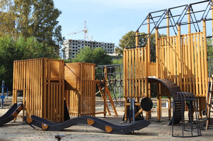 Благоустройство в городке ИВАТУ. Фото пресс-службы мэрии города