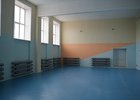 Ремонт спортзала в школе №10 в Вихоревке. Фото пресс-службы правительства региона