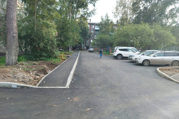 Благоустройство в округе №4. Фото пресс-службы думы города Иркутска