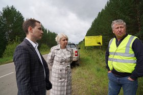 Максим Лобанов и Наталья Дикусарова проверят ход ремонтных работ. Фото пресс-службы правительства Иркутской области