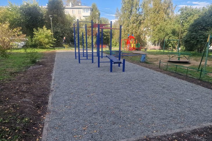 Площадка для воркаута в избирательном округе №12. Фото пресс-службы думы Иркутска