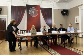 Пресс-конференция артистов и руководства Московского ТЮЗа. Фото Элины Халтановой, IRK.ru