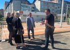 Совещание на месте строительства сквера в микрорайоне Топкинский. Фото пресс-службы думы Иркутска