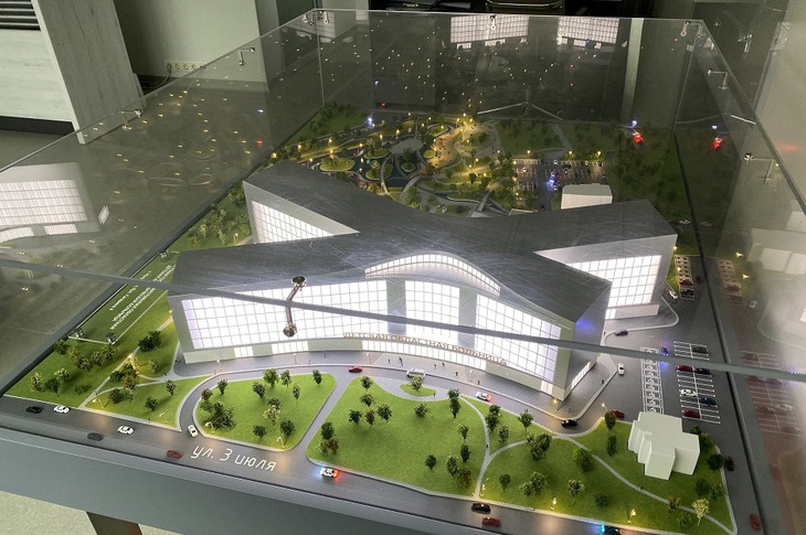 Проект нового здания больницы. Фото предоставлено пресс-службой Иркутской государственной областной детской клинической больницы