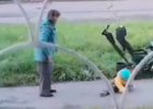 Скриншот видео с происшествие из телеграм-канала «Инцидент Усть-Илимск»