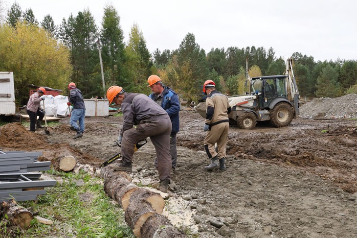 Подготовительные работы. Фото пресс-службы правительства Иркутской области