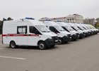 Новые автомобили скорой помощи. Фото пресс-службы правительства Иркутской области