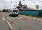 Место аварии на Шевцова. Фото Госавтоинспекции Иркутска