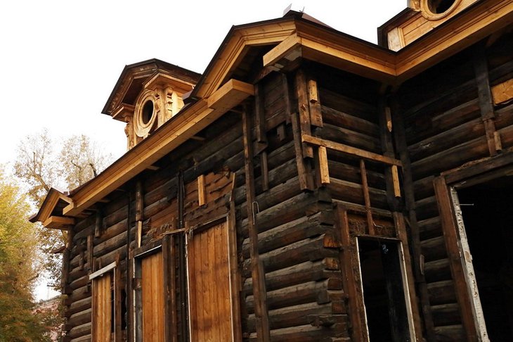 Реставрация Дома актера. Фото пресс-службы правительства Иркутской области