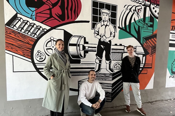 Граффити. Фото пресс-службы администрации Иркутска