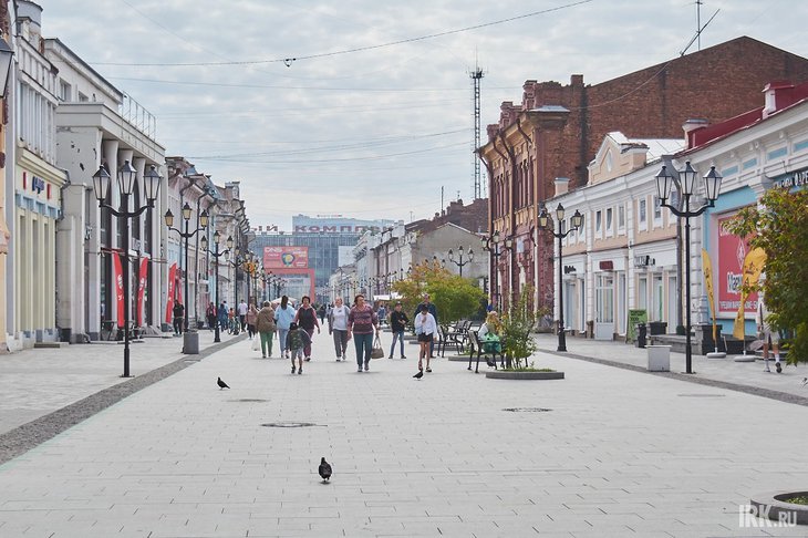 Иркутск, улица Урицкого. Фото Маргариты Романовой, IRK.ru