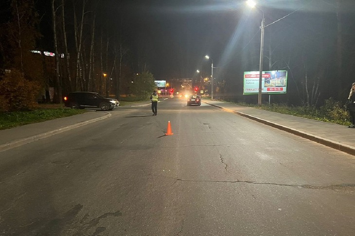 Место ДТП. Фото пресс-службы Госавтоинспекции Иркутска