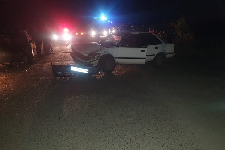 Машина после ДТП. Фото пресс-службы ГУ МВД России по Иркутской области