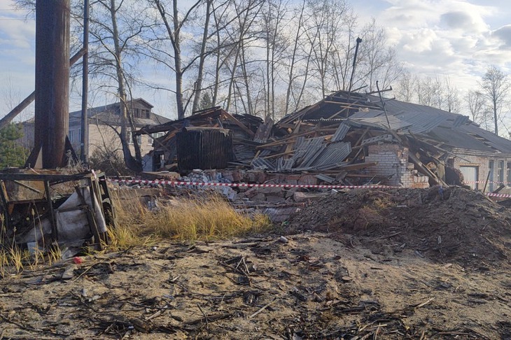 Разрушенное здание. Фото пресс-службы прокуратуры Иркутской области