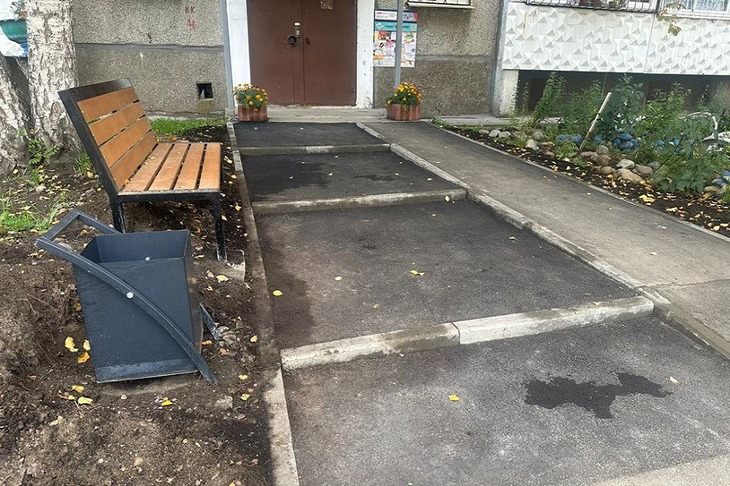 Благоустройство дворов. Фото пресс-службы администрации Иркутска