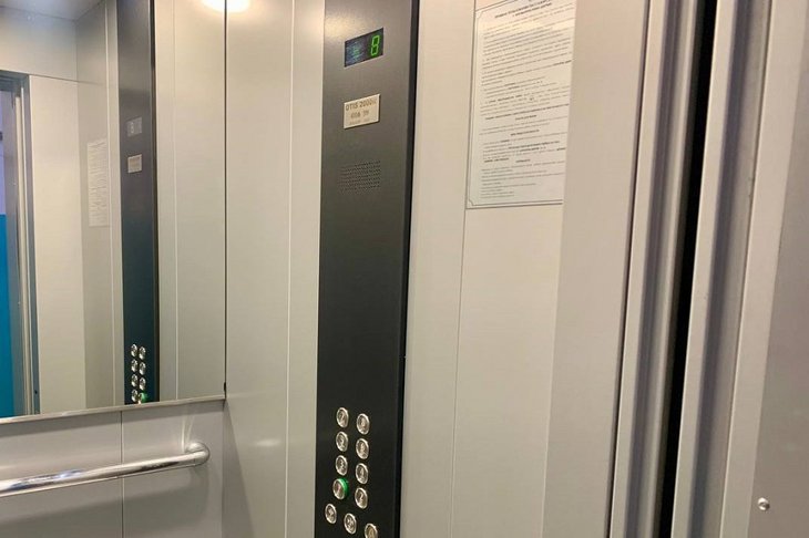 Лифт. Фото пресс-службы правительства Иркутской области