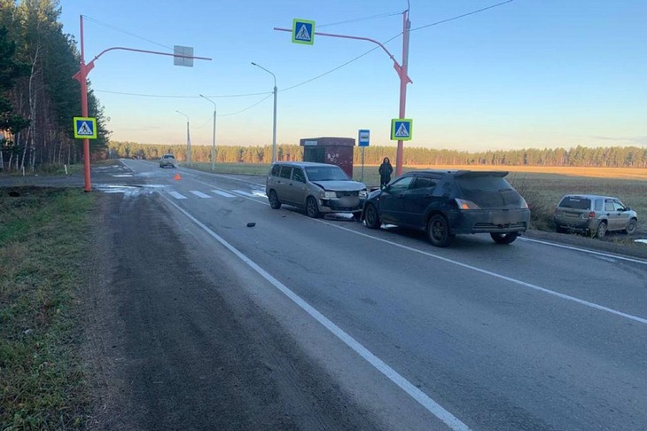 ДТП на Голоустненском тракте. Фото ГИБДД Иркутска
