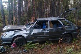 ДТП в Чунском районе. Фото ГУ МВД России по Иркутской области