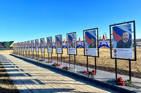 Аллея Памяти в Заларях. Фото со страницы Владимира Самойловича «ВКонтакте»
