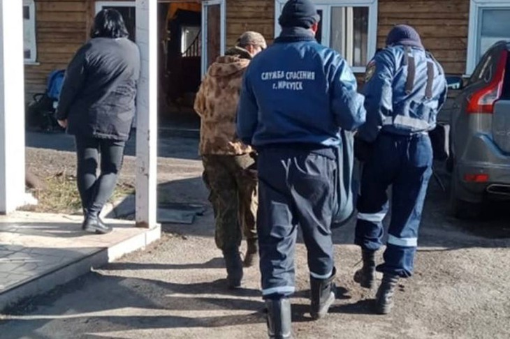 Спасение косули. Фото МКУ города Иркутска «Безопасный город»