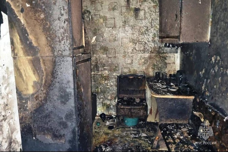 Сгоревший дом. Фото пресс-службы прокуратуры Иркутской области