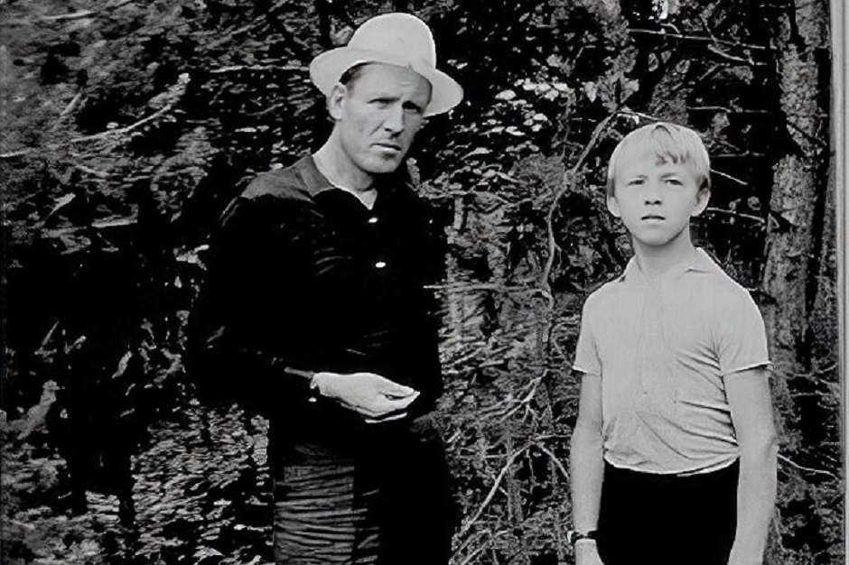 С отцом, 1967 год