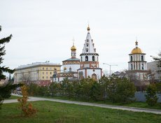 Литургия прошла в Богоявленском соборе Иркутска