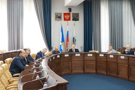 Совещание. Фото пресс-службы думы Иркутска