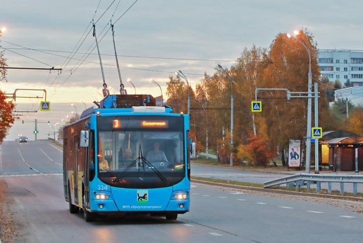 Троллейбус. Фото с сайта администрации Иркутска